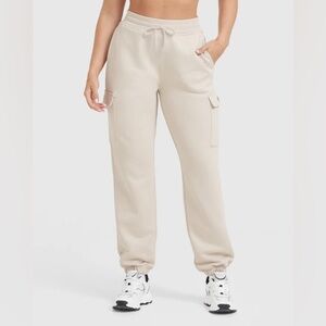 Oner oversized  Cream Cargo Jogger Pants